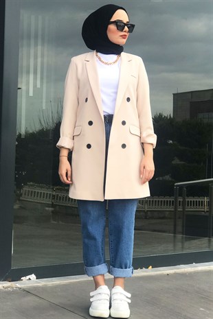 Kadın Blazer Ceket-Taş